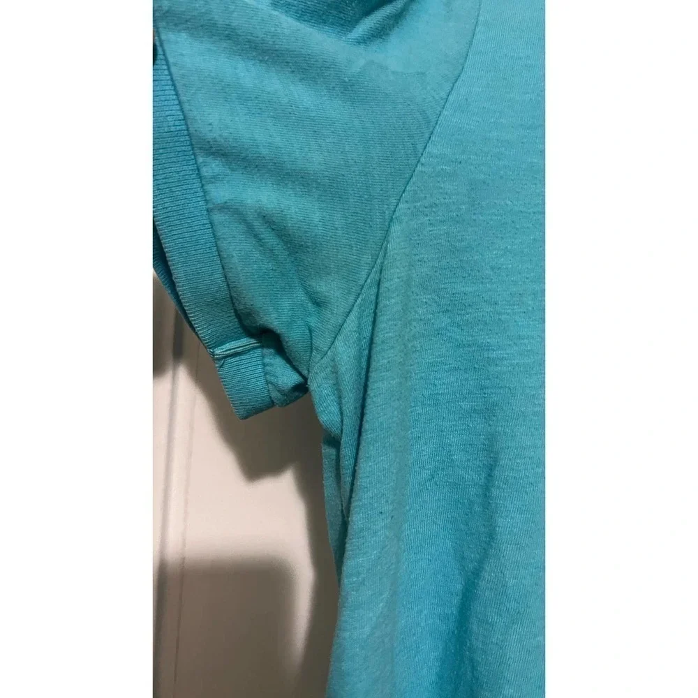 American eagle outfitters blue polo shirt L